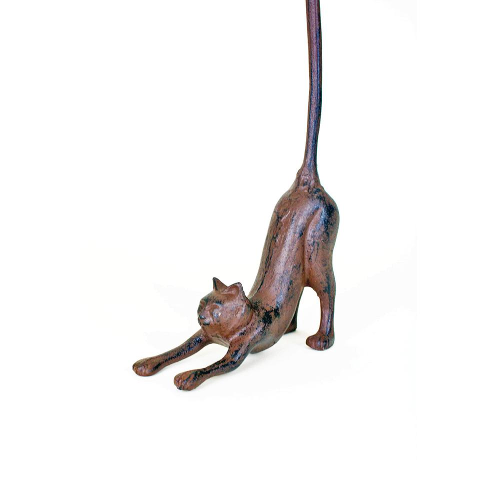 Cast Iron Cat Paper Towel Holder. Picture 5
