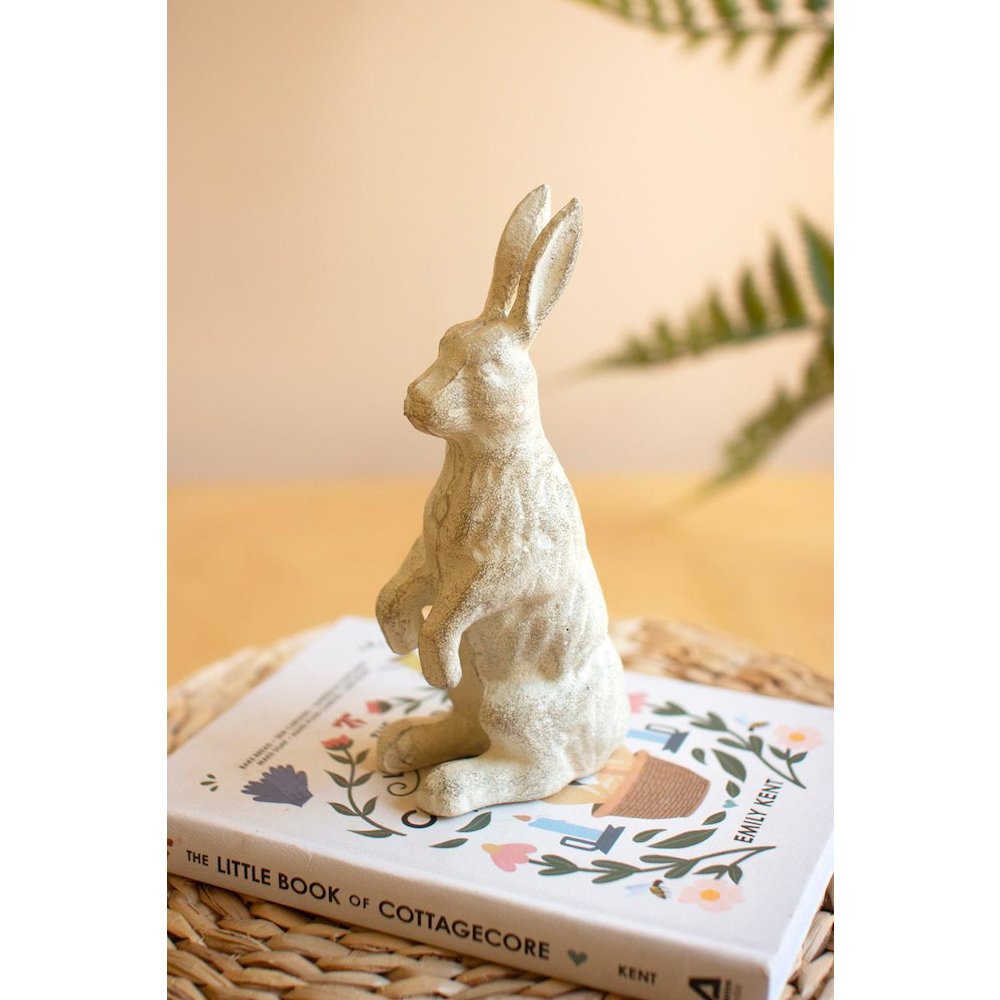 Cast Iron Standing Rabbit. Picture 1
