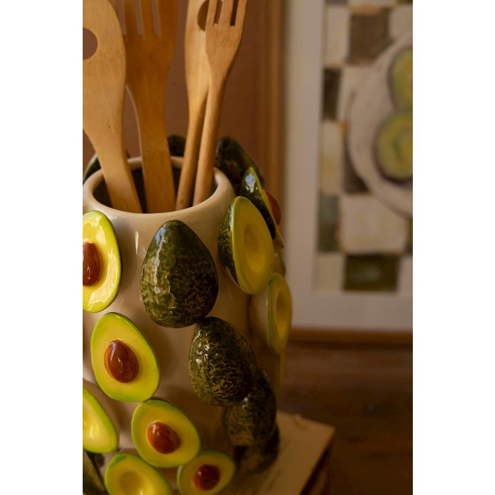 Ceramic Vase - Avocados. Picture 2