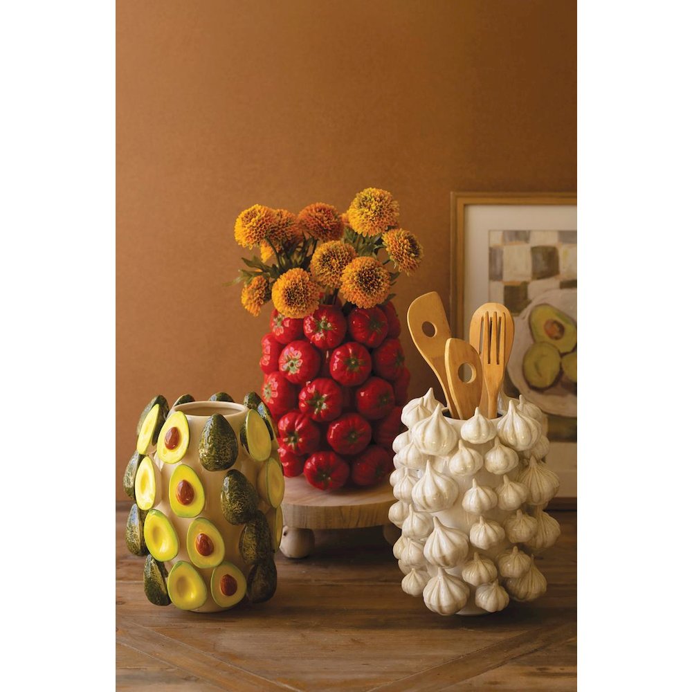 Ceramic Vase - Avocados. Picture 3