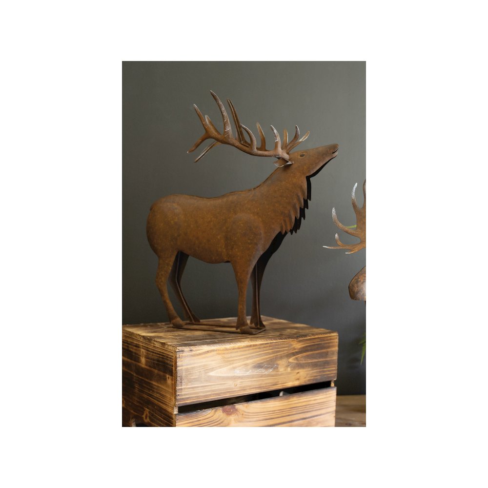 Rustic Metal Elk. Picture 1