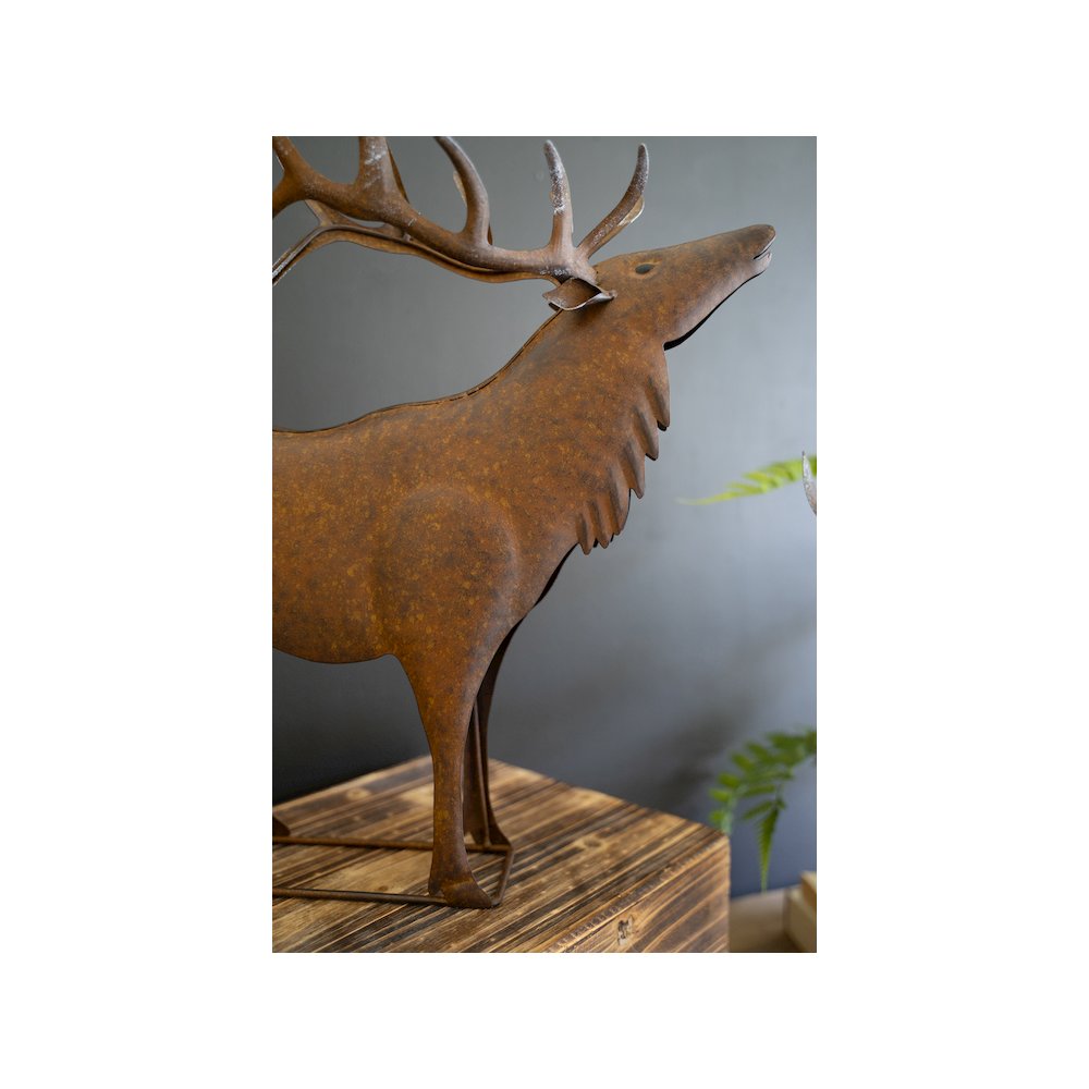 Rustic Metal Elk. Picture 2