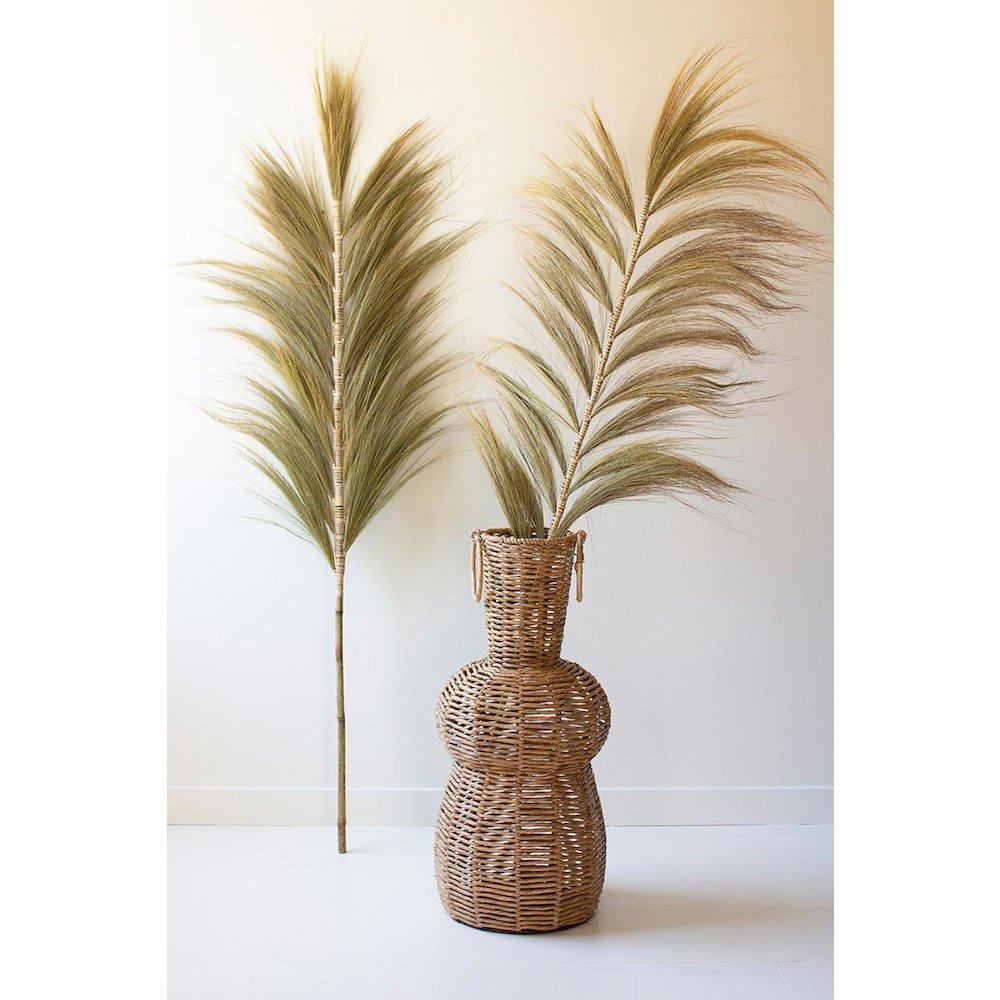 Decorative Fan Palms with Bamboo Stems. Picture 1