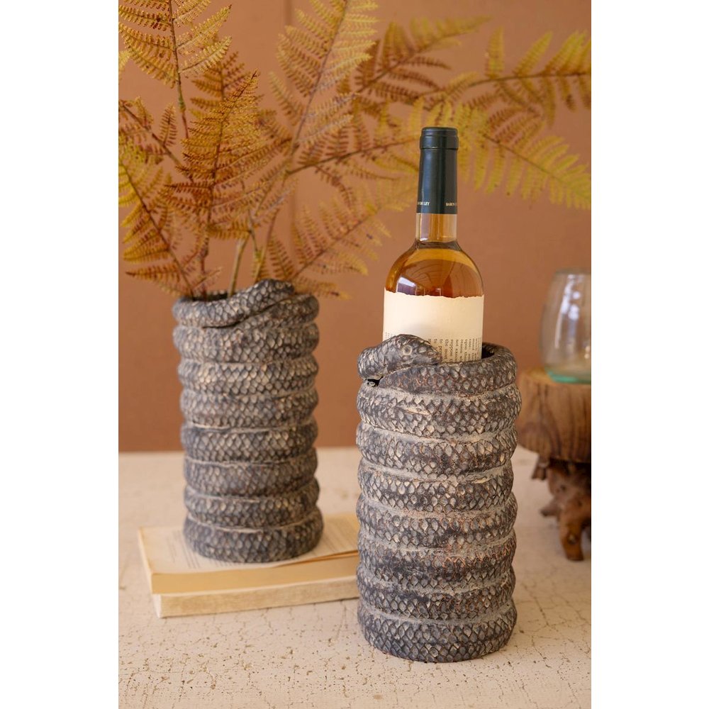 Clay Snake Wine Cooler. Picture 1