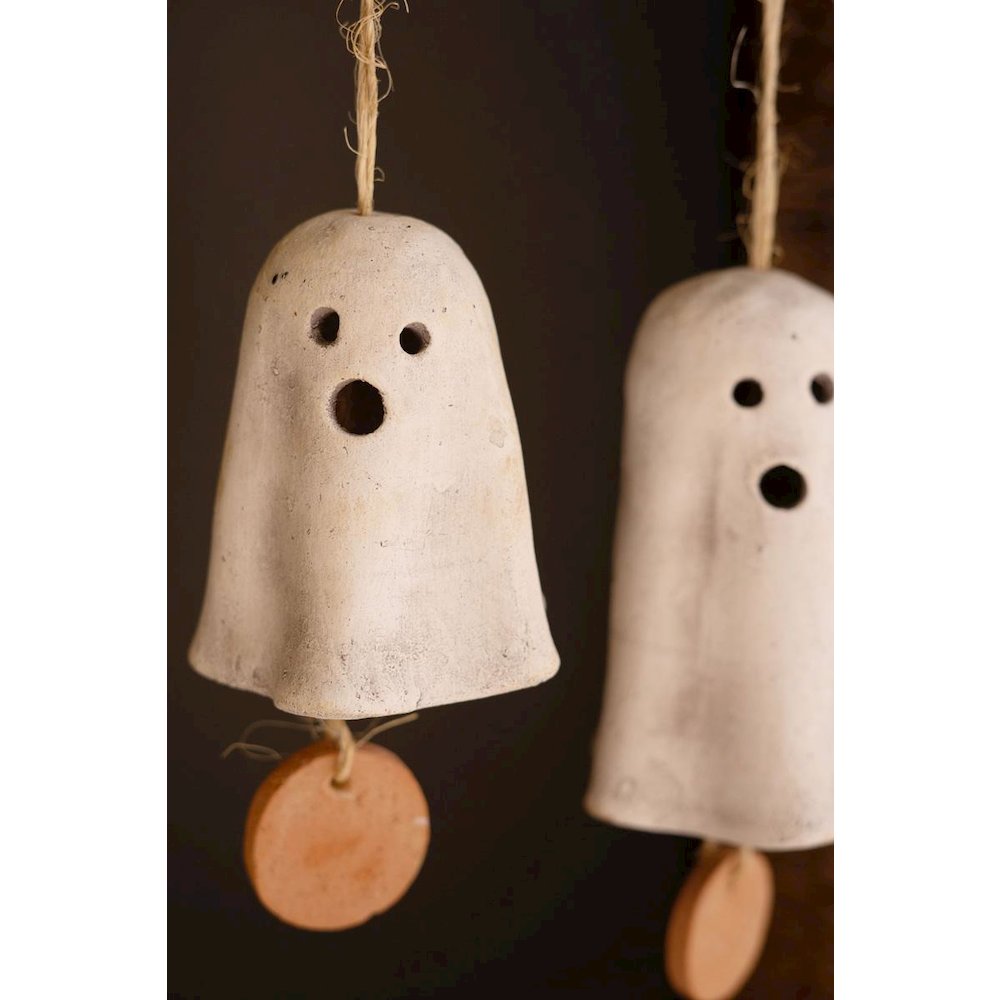 Set Of Two Hanging Ghost Chimes. Picture 2