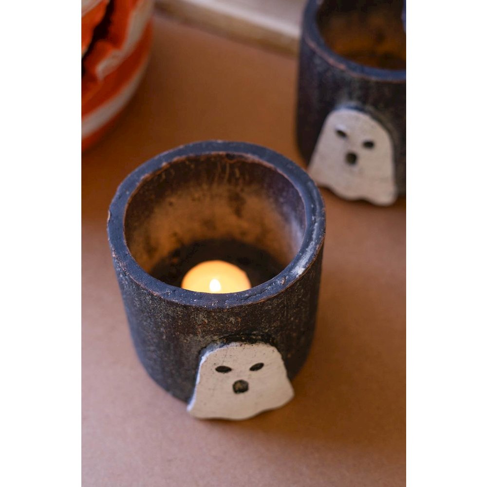 Clay Container - Halloween Ghost. Picture 2