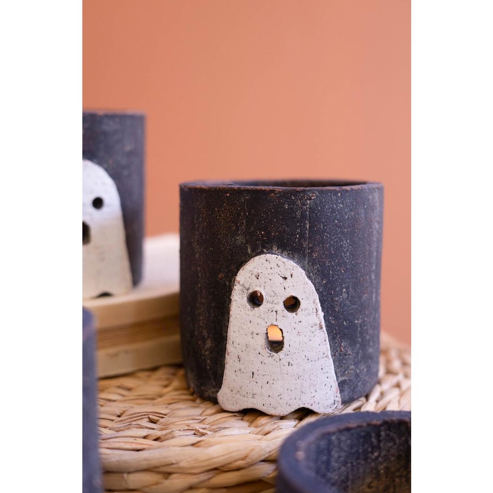 Clay Container - Halloween Ghost. Picture 3