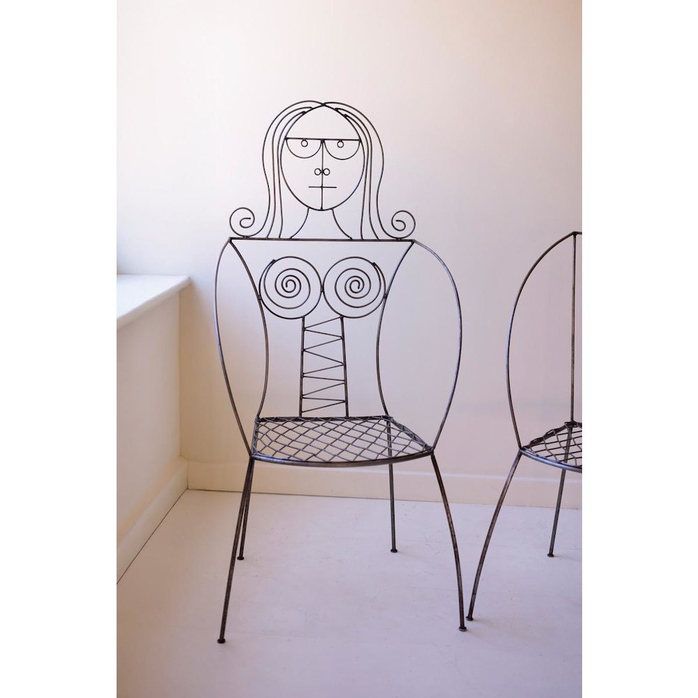 Set of Two Iron Man and Woman Chairs. Picture 5