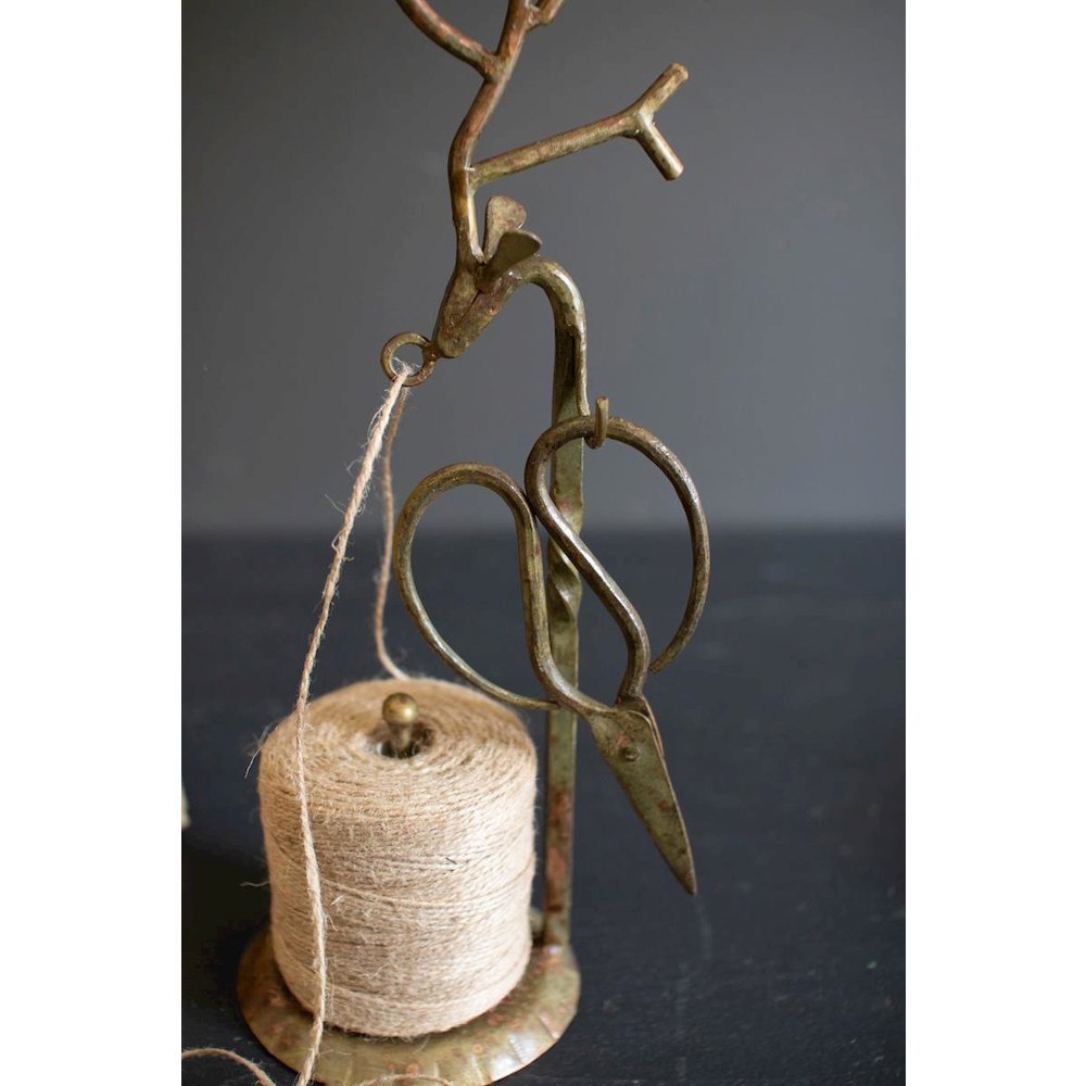 Forged-Ron Deer Jute Holder. Picture 2