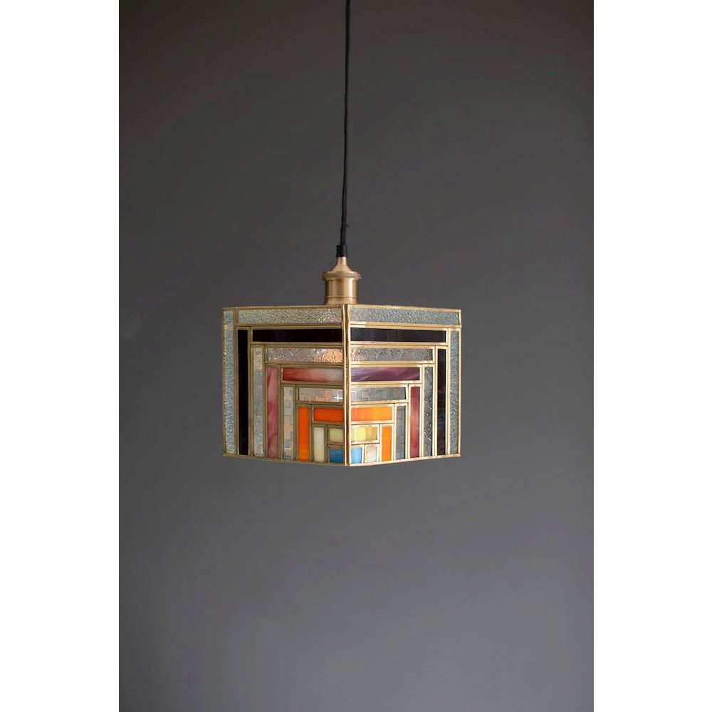 Stained Glass Pendant Lamp #2. Picture 1