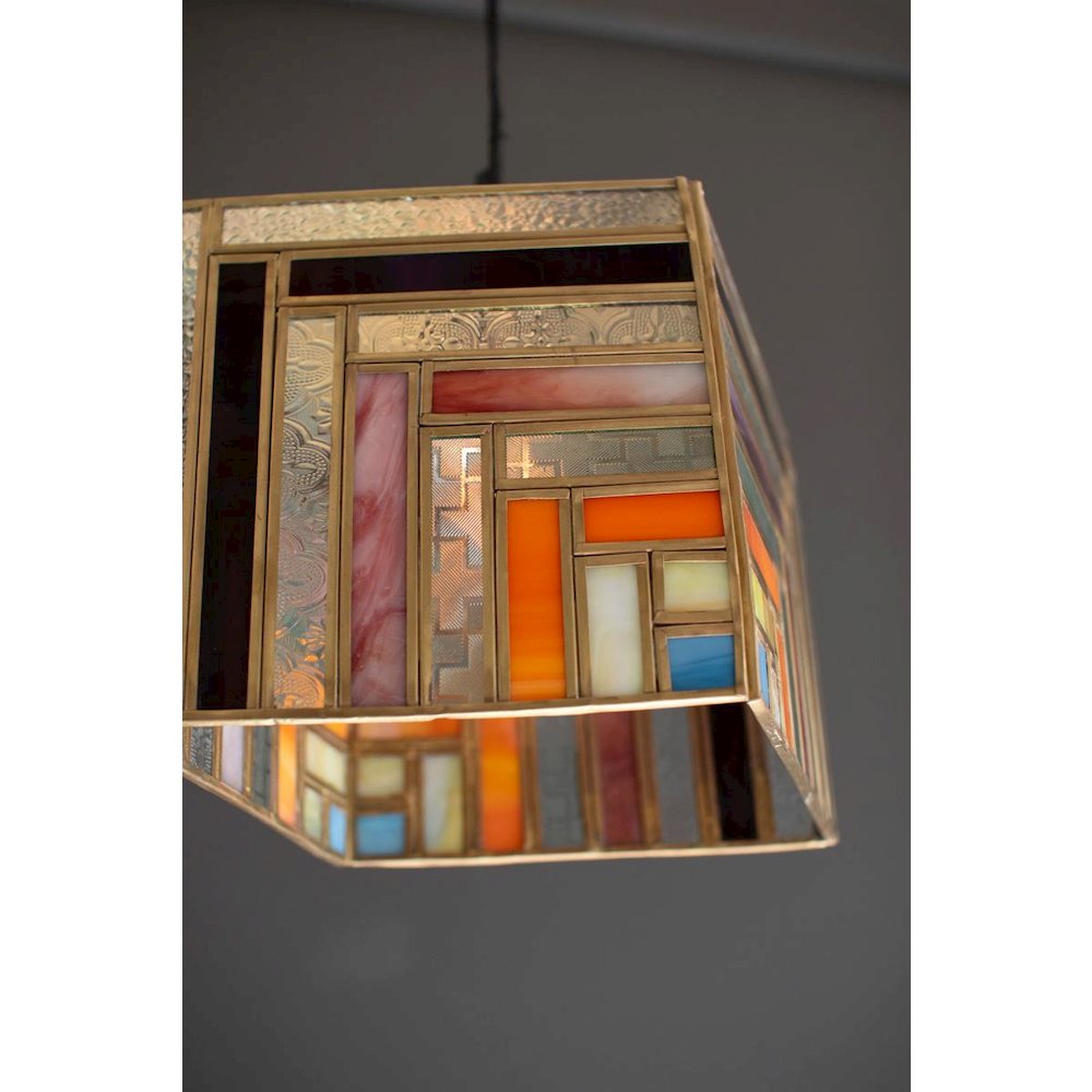 Stained Glass Pendant Lamp #2. Picture 2
