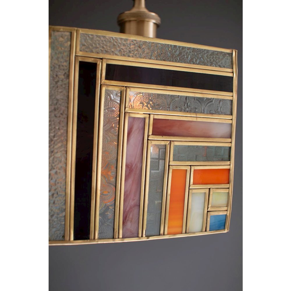 Stained Glass Pendant Lamp #2. Picture 3