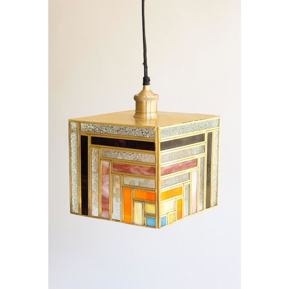Stained Glass Pendant Lamp #2. Picture 4