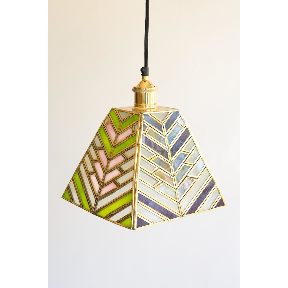 Stained Glass Pendant Lamp #3. Picture 4