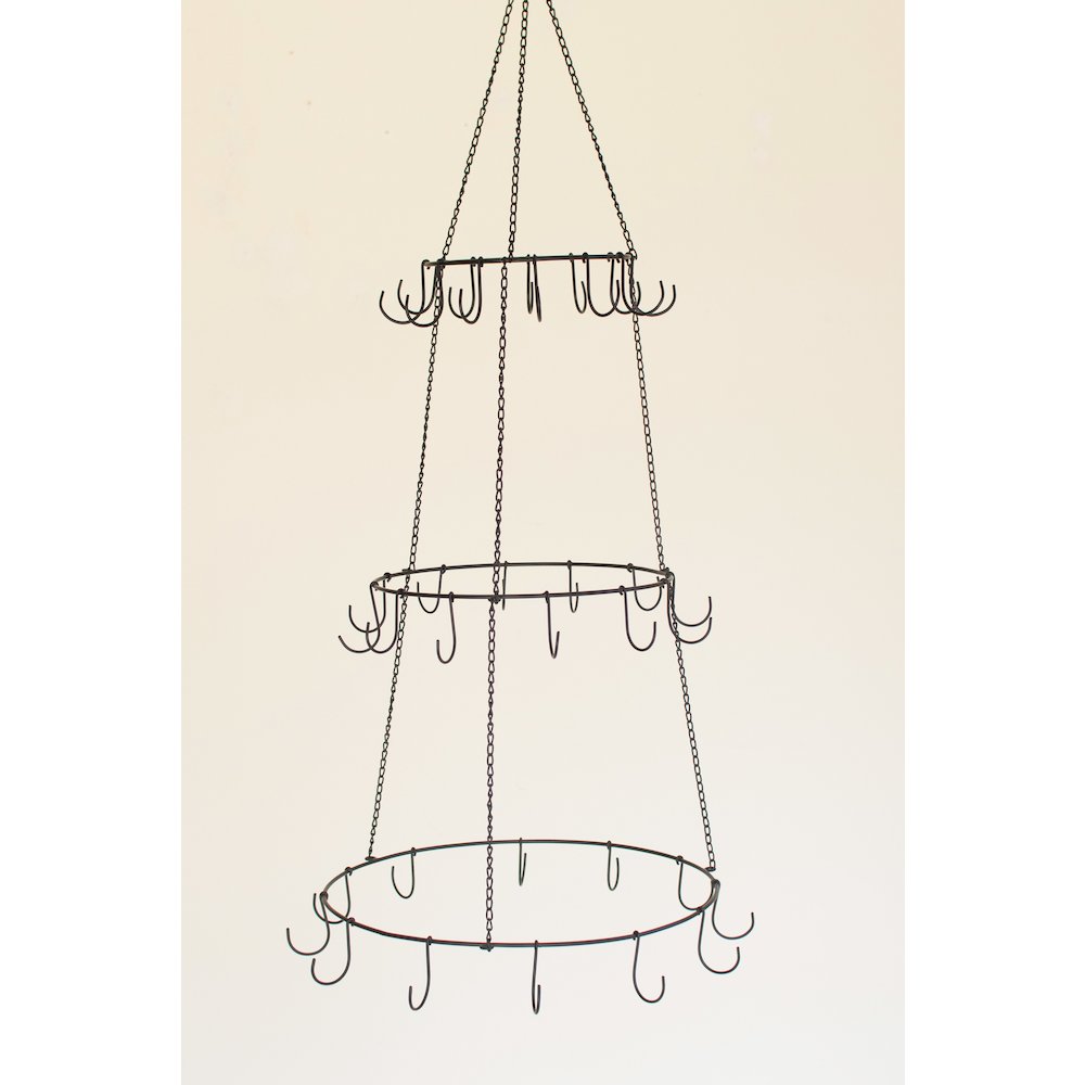 Three Layer Hanging Wire Ornament Tree. Picture 5