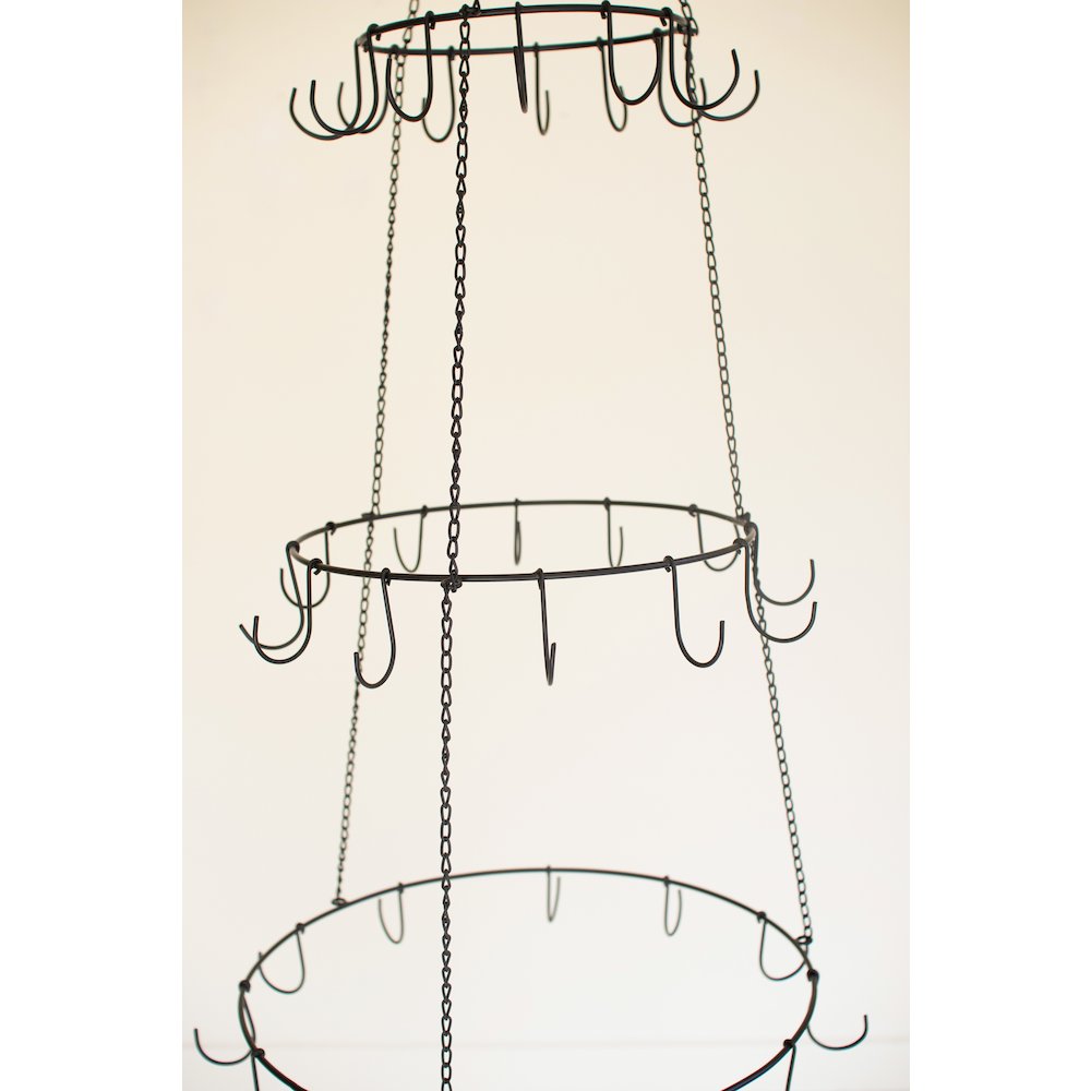 Three Layer Hanging Wire Ornament Tree. Picture 6