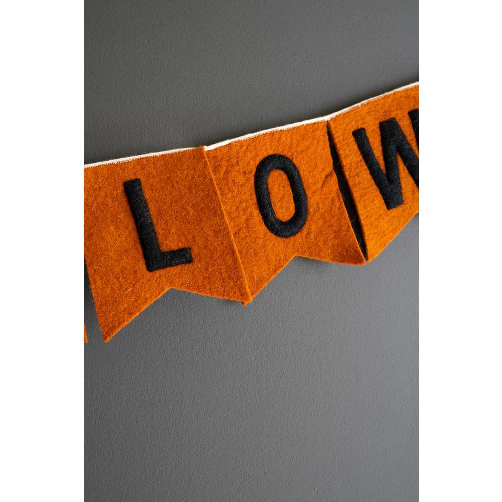 Felt Happy Halloween Garland. Picture 4