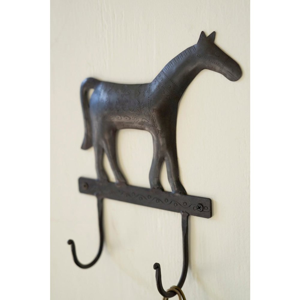 Hammered Iron Horse Hook. Picture 2