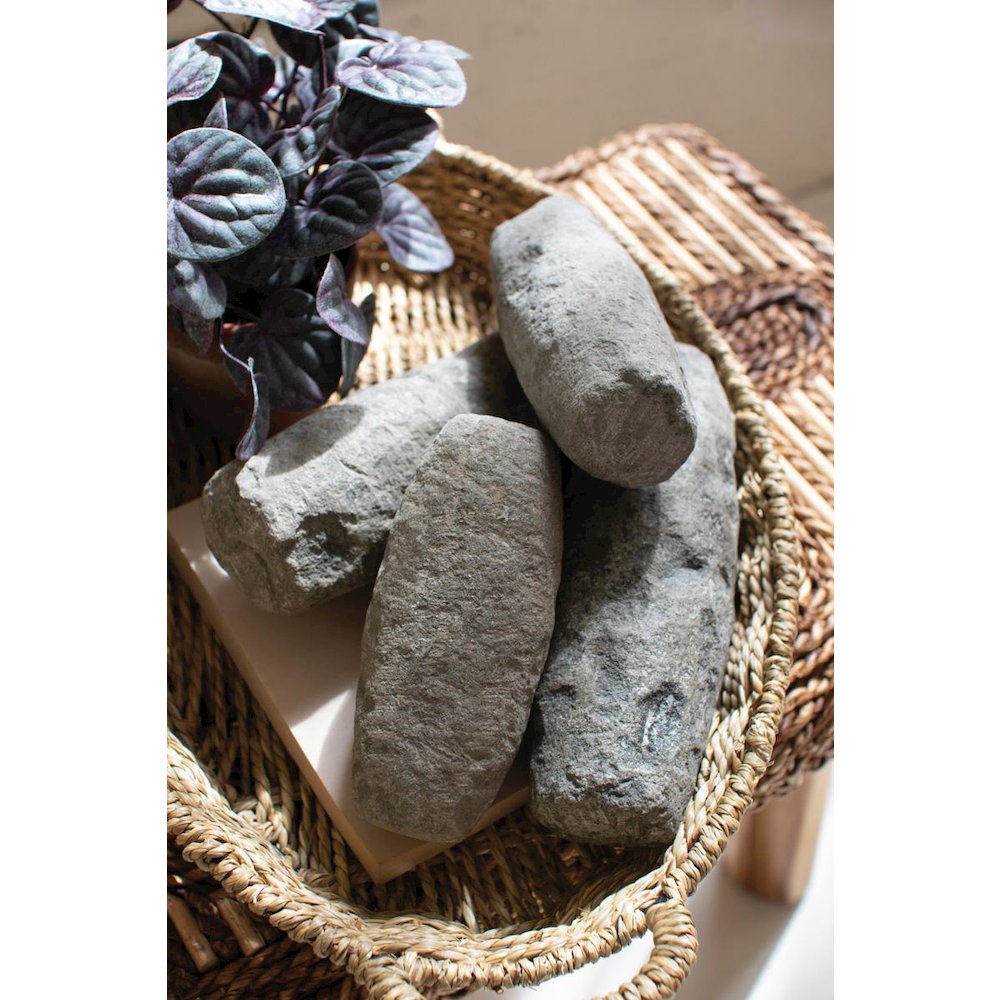 Set Of Four Hand Carved Stone Pestles. Picture 2