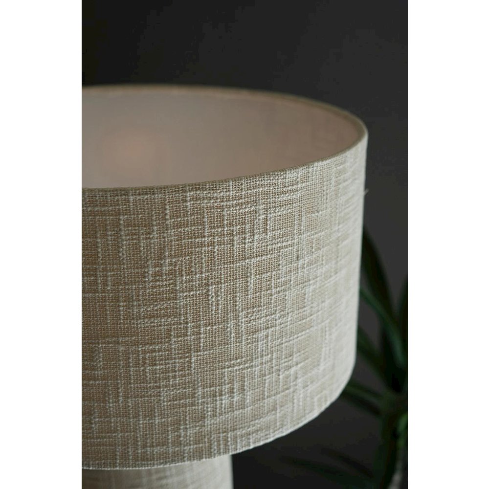 Boucle Fabric Table Lamp With Shade. Picture 2