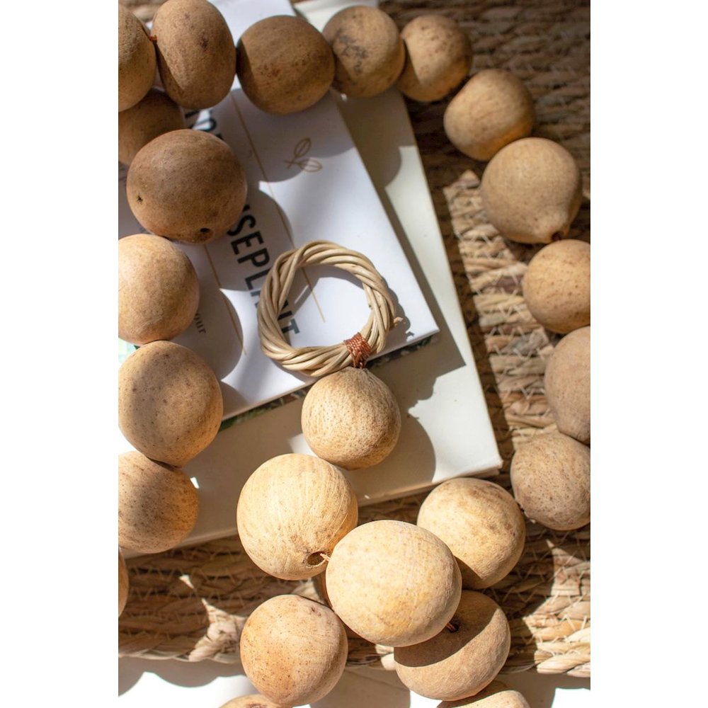 Dried Gourd Ball Garland. Picture 2