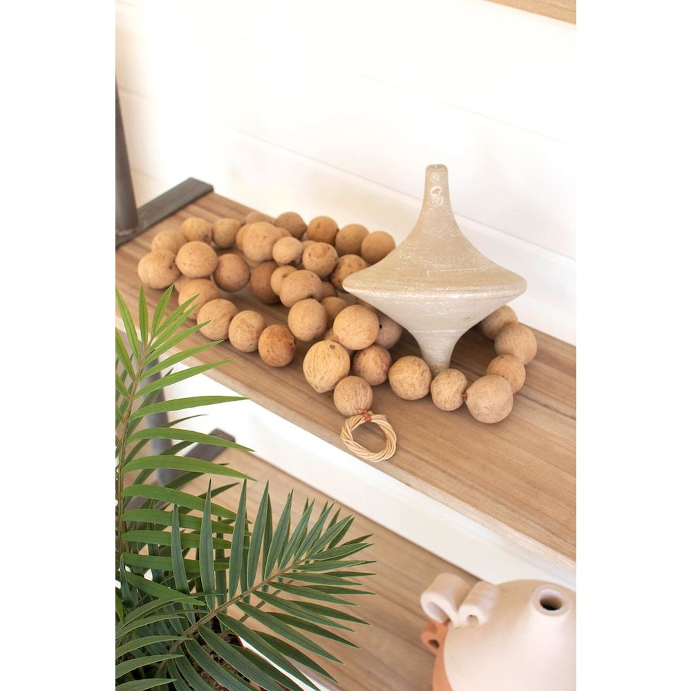 Dried Gourd Ball Garland. Picture 4