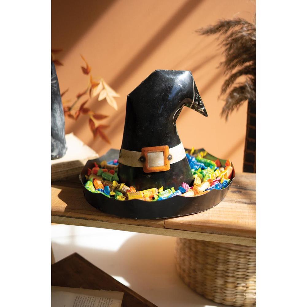 Recycled Iron Halloween Witch Hat. Picture 2