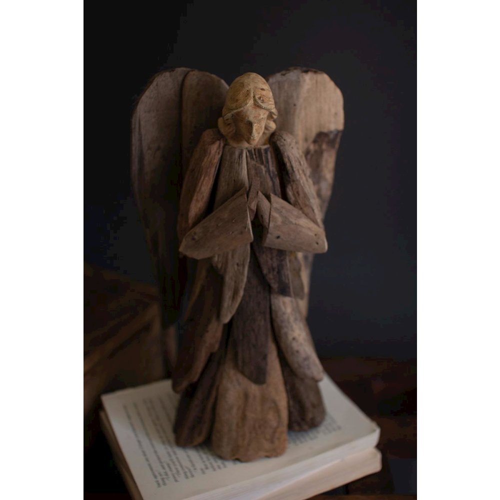 Set Of Two Driftwood Angels. Picture 4