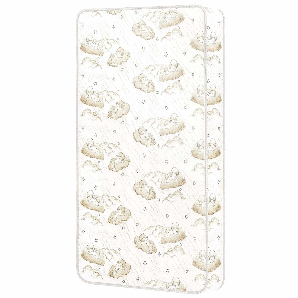 Dream On Me Sweet Dreams 6” 88 Coil Spring Crib and Toddler Bed Mattress. Picture 1