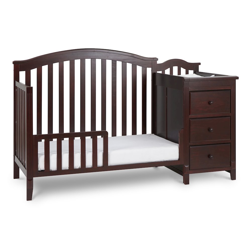 Kali II 4-in-1 Convertible Crib and Changer Espresso. Picture 4
