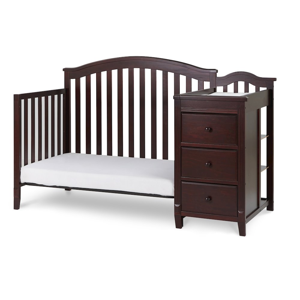 Kali II 4-in-1 Convertible Crib and Changer Espresso. Picture 5