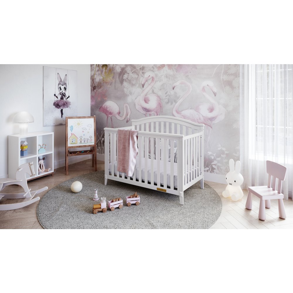 Kali II 4-in-1 Convertible Crib White. Picture 7