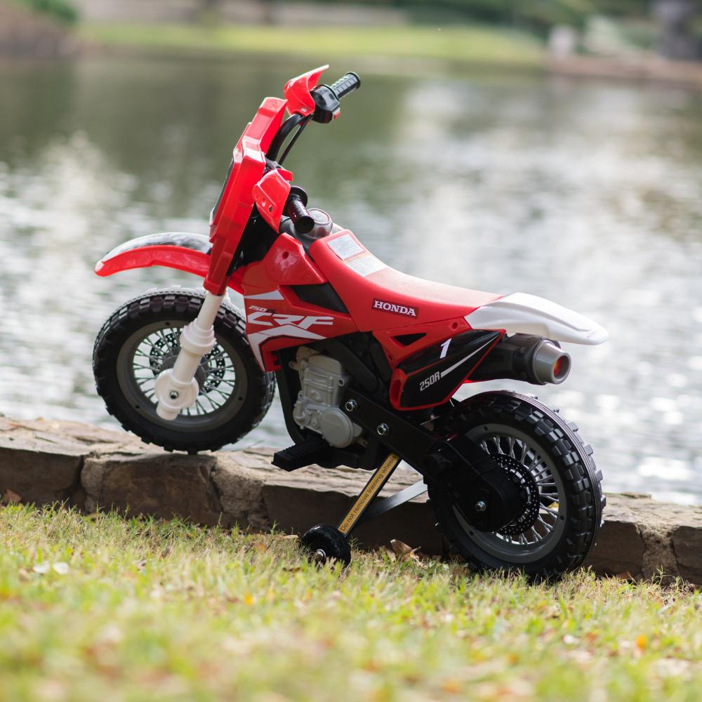 Honda CRF250R Dirt Bike 6V Red. Picture 5