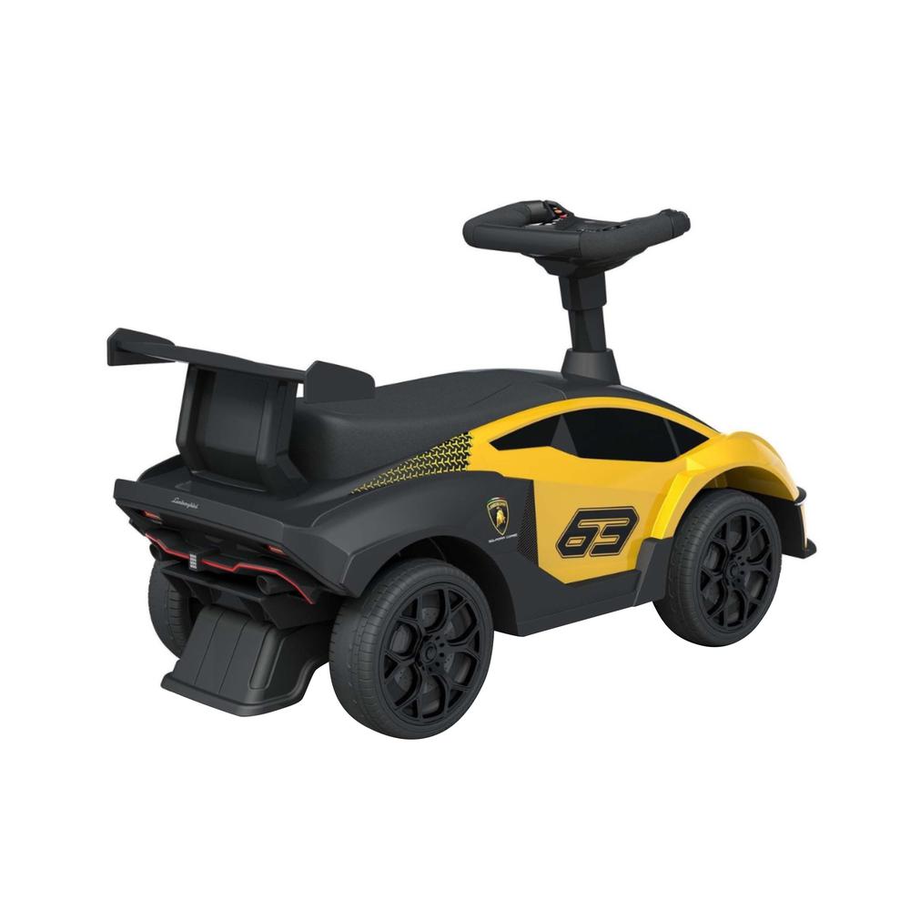 Lamborghini SCV Push Car Yellow. Picture 2