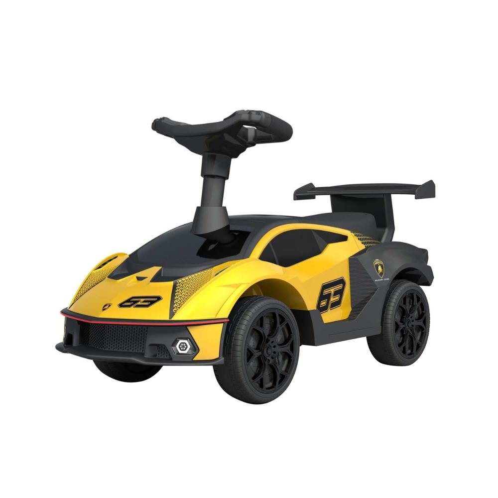 Lamborghini SCV Push Car Yellow. Picture 1