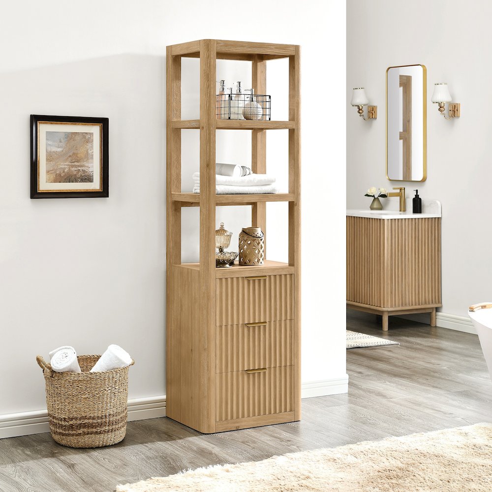 Cádiz 22in. Grey Storage Cabinet. Picture 13