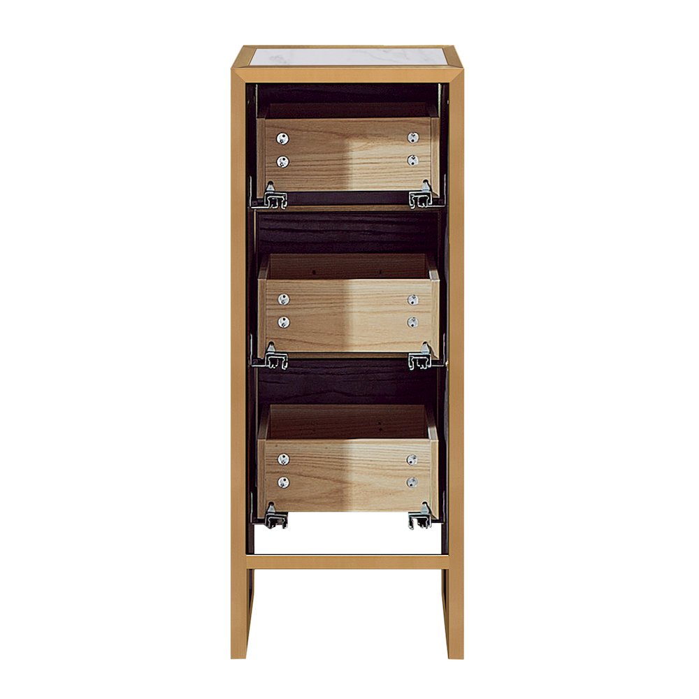 Toledo 12in. Dark Walnut Storage Cabinet. Picture 6