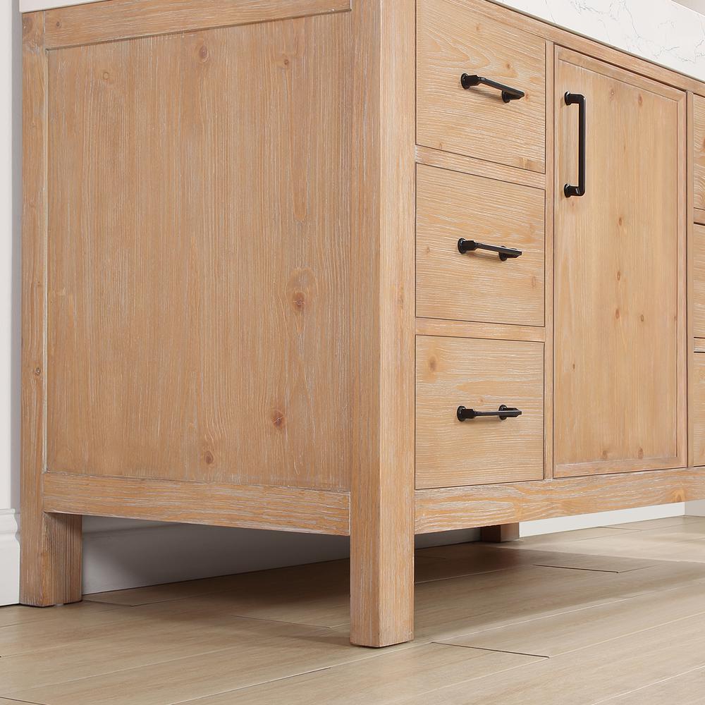 Free-standing Single Bathroom Vanity with Composite top and Mirror. Picture 13