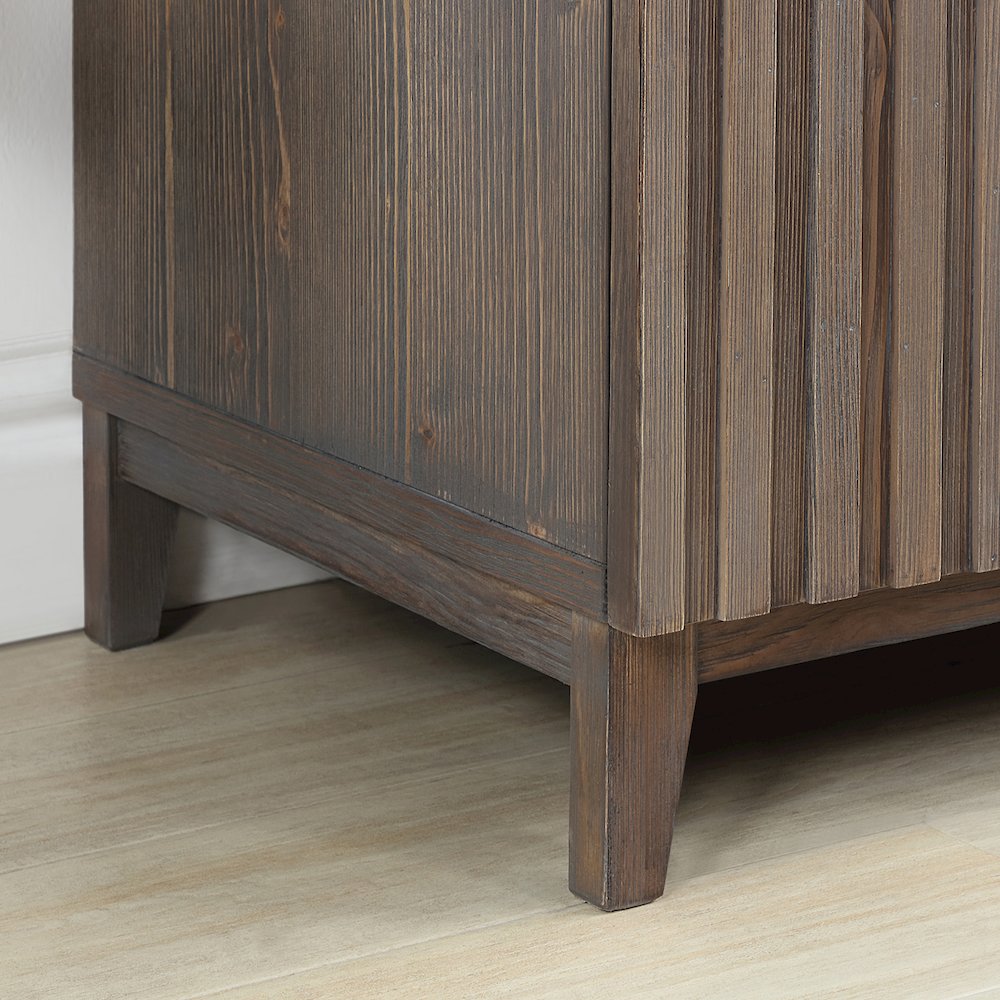 Palos 18" Free-standing Single Bath Vanity in Spruce Aged Brown. Picture 16