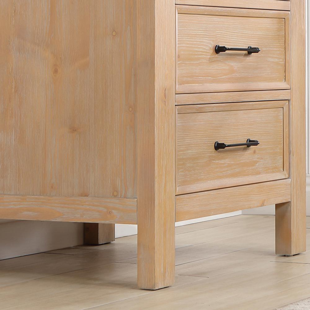 Free-standing Single Bathroom Vanity with Composite top and Mirror. Picture 8