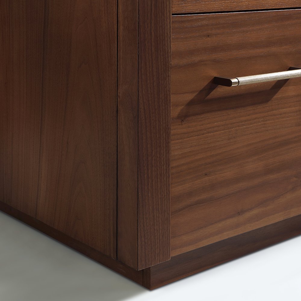 San 36" Free-standing Single Bath Vanity in Natural Walnut. Picture 13