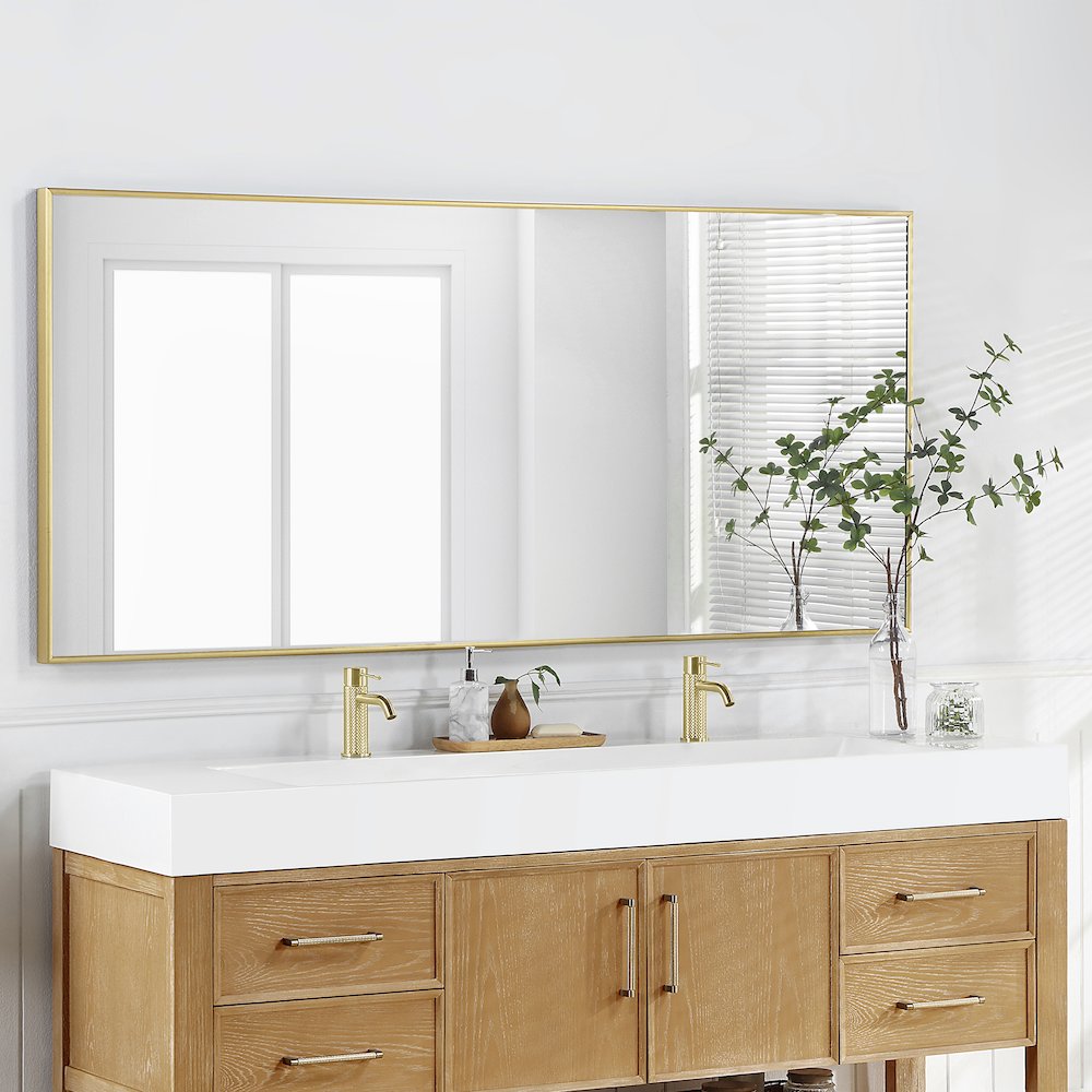 Rectangular White Finish Composite Granite Stone Console Bathroom Vanity Sink. Picture 4
