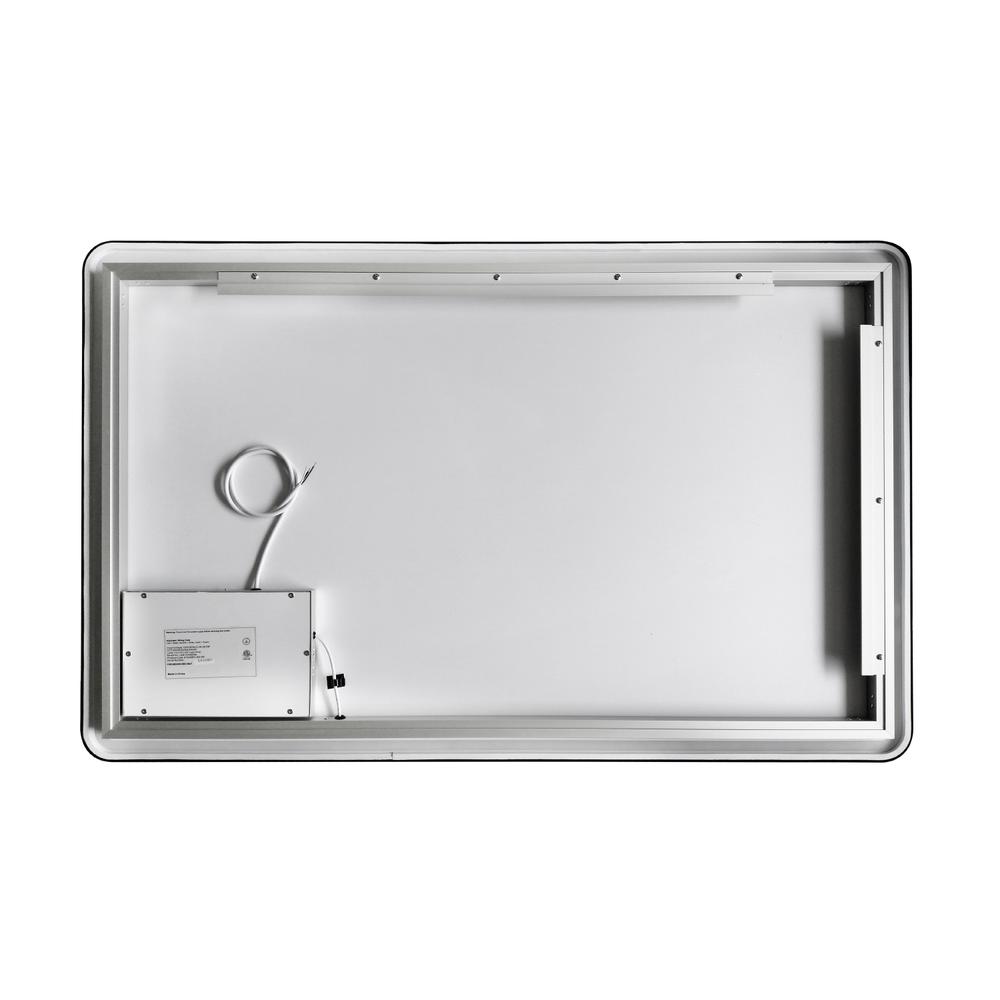 48'' Rectangle LED Lighted Accent Bathroom/Vanity Wall Mirror. Picture 3