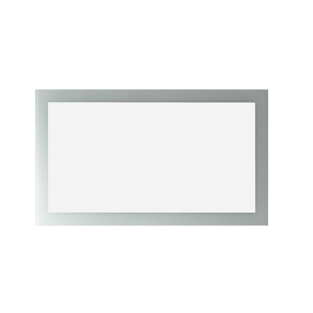 48'' Rectangle LED Lighted Accent Bathroom/Vanity Wall Mirror. Picture 1