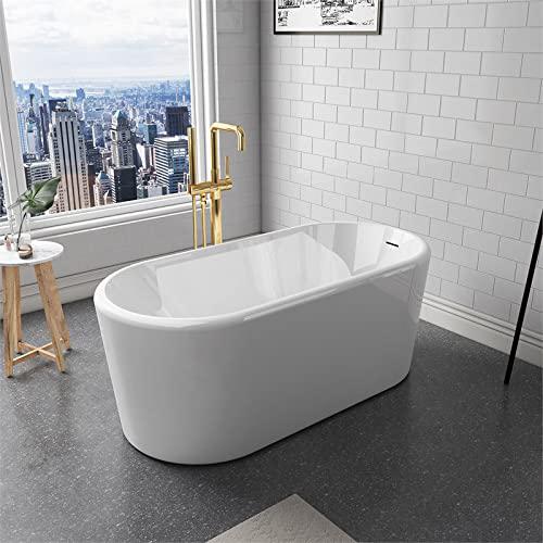 Caserta 59" x 27.6" Soaking Bathtub. Picture 6