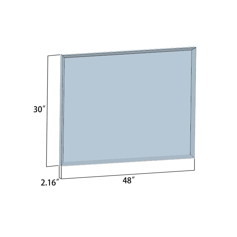 48'' Rectangle LED Lighted Accent Bathroom/Vanity Wall Mirror. Picture 10
