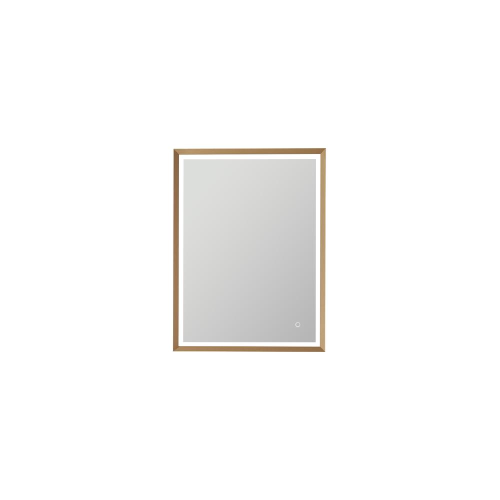 24'' Rectangle LED Lighted Accent Bathroom/Vanity Wall Mirror. Picture 1