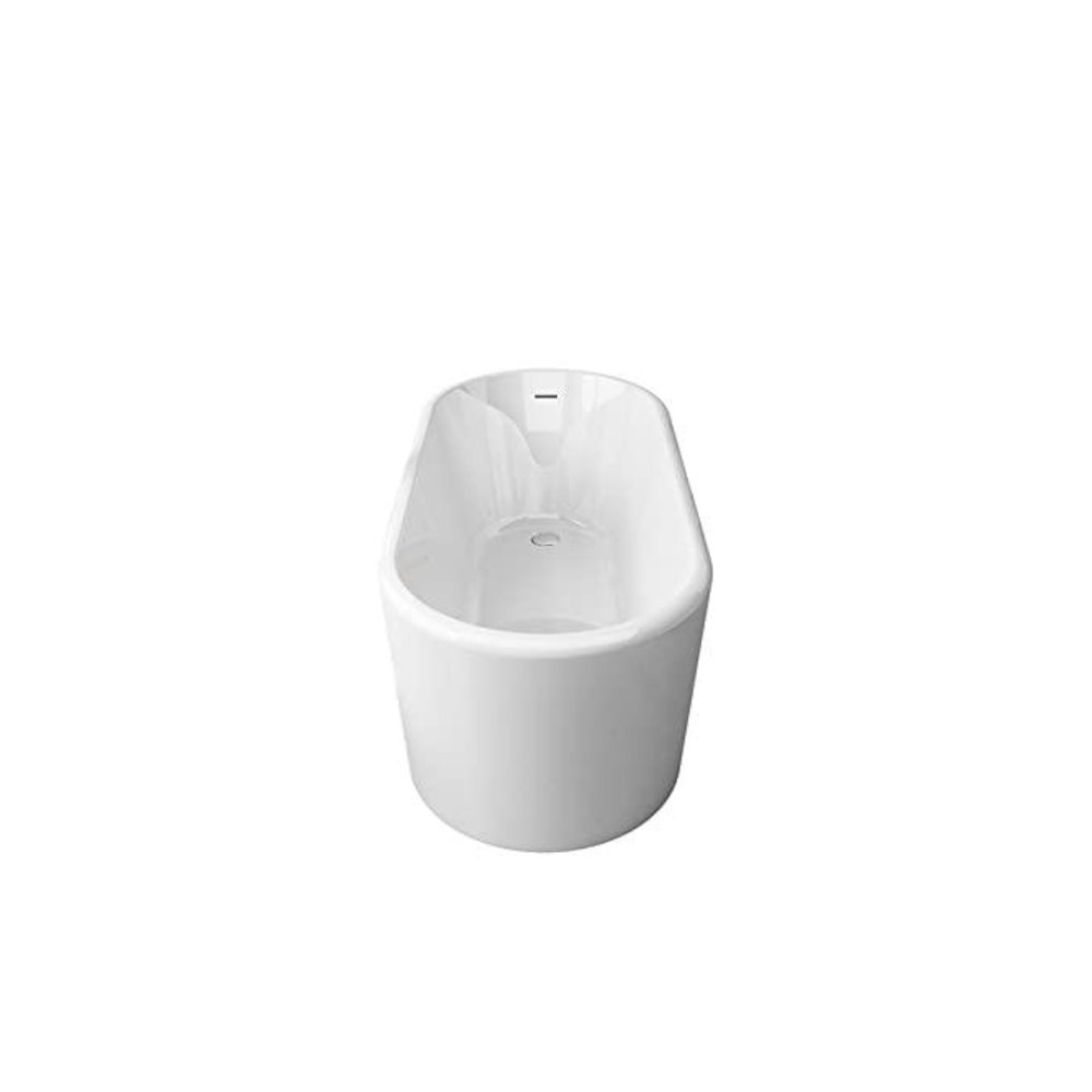 Caserta 59" x 27.6" Soaking Bathtub. Picture 8