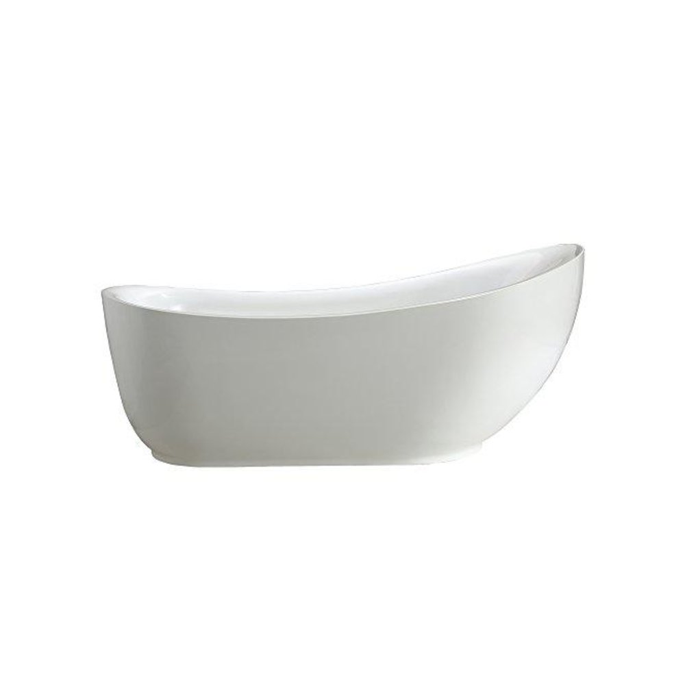 Everlie 71" x 35" Soaking Bathtub. Picture 1