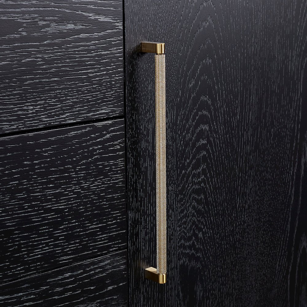 Gara 30" Free-standing Single Bath Vanity in Fir Wood Black. Picture 10